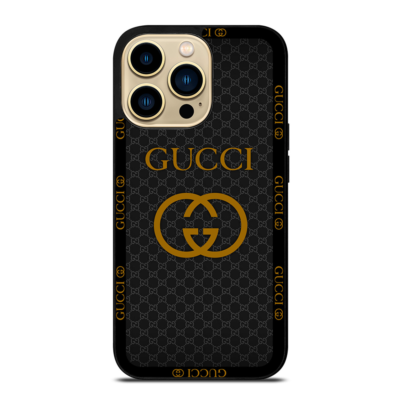 GUCCI ROUND PATTERN iPhone 14 Pro Max Case Cover